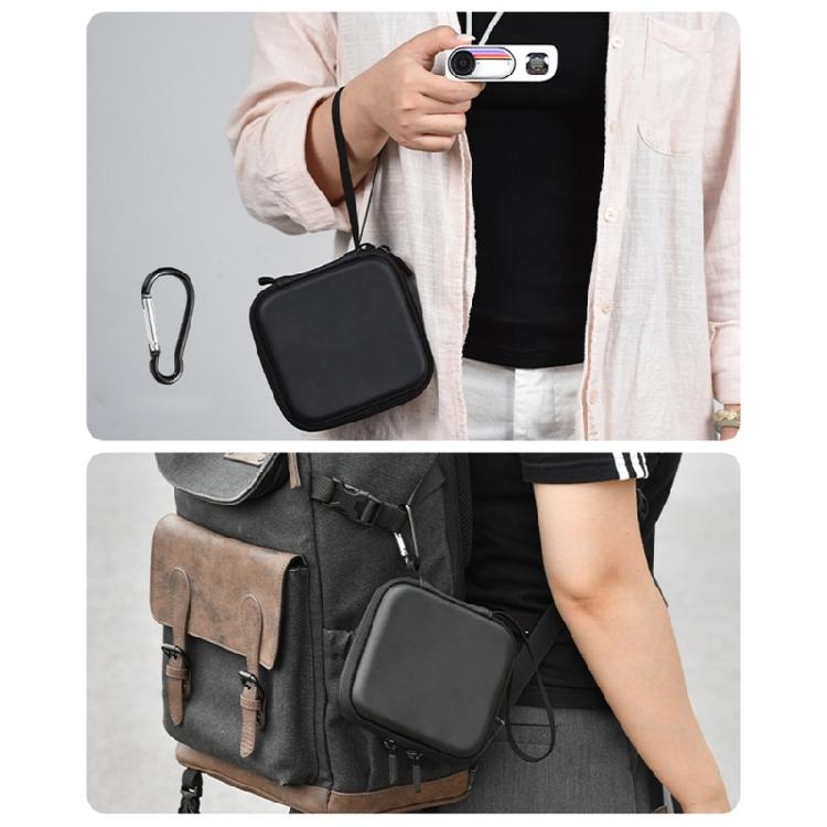 Stylish Retro Protective Cover For GO 3S Camera Shell Bag Equipped With Handle Strap And Metal Carabiner for Travel