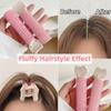 4pcs Volumizing Hair Styling Clip Fixation Reusable Hollow Out Portable Clips Bangs Curler for Women Girls