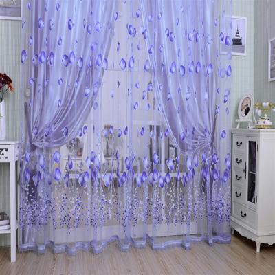 Tulpenvorhang, Trennwand für Wohnzimmer, Schlafzimmer, Blumentür, Küchenvorhang, moderne Einfachheit, Dekoration, Zubehör, Hochzeitsfeier für Schlafzimmer