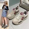 Small thick-soled Forrest Gump shoes for women's spring and autumn new popular versatile leisure sports lightweight leisure dad shoes popular