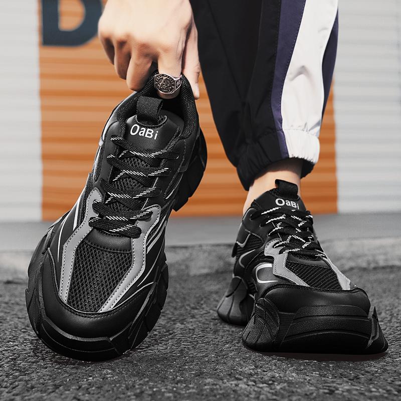 Fashion Fashoin Sneakers Men Punk Vulcanized   Shoes For Men Street Style Men's Sneakers Platform Walking Shoes Male
