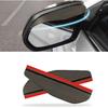 2Pcs Carbon Fiber Side Mirror Rain Visor Guard, Universal for Cars, Trucks and SUVs (Black)