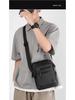 Men's Large Capacity Oxford Cloth Business Backpack & Crossbody Bag - Black