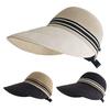 Summer Hat Large Head Circumference Breathable Mesh Sun Protection Hat with Extended Brim Mesh Top Outdoor Travel Sunshade Hat