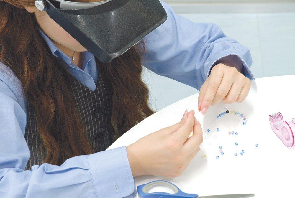 Shinwa Sokutei Binocular Head Magnifier 75735 W-4