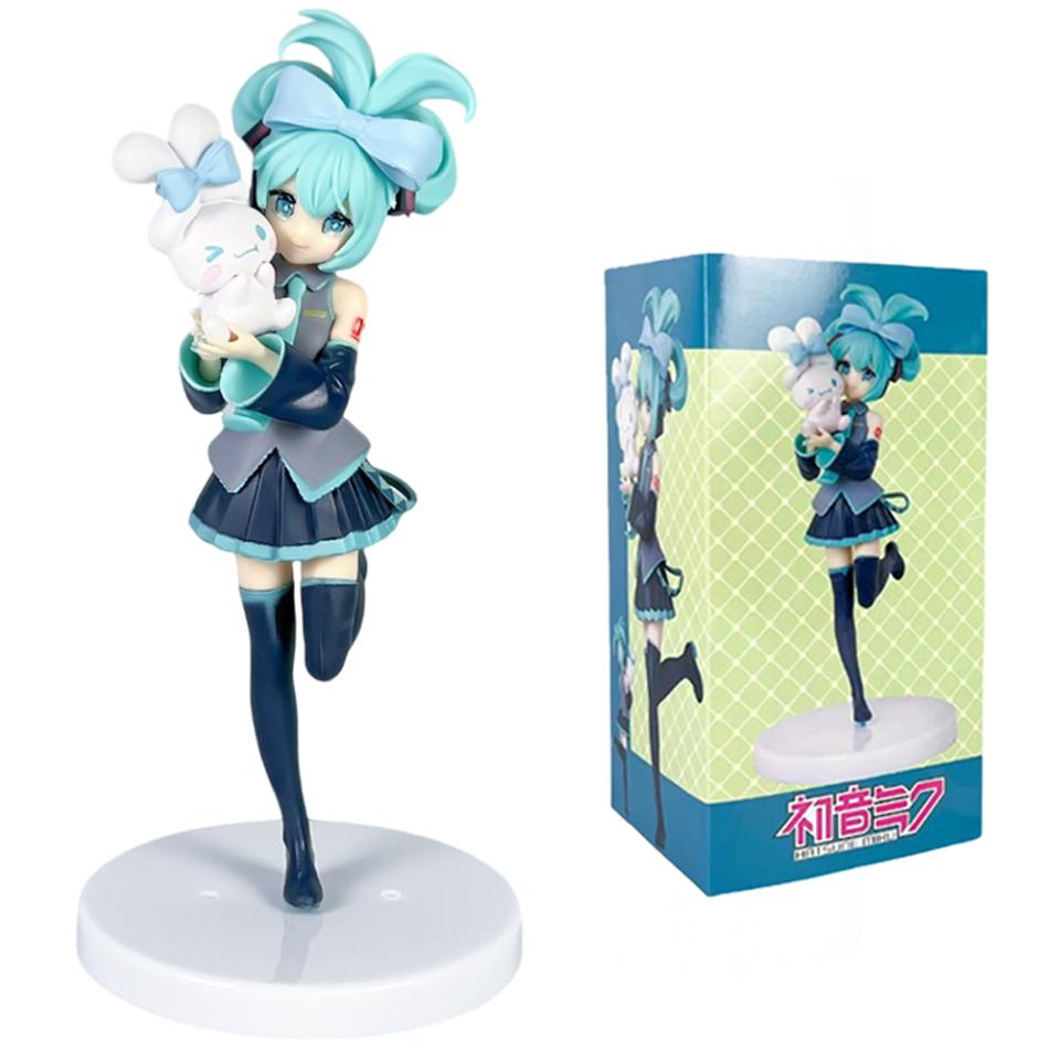 Anime Hatsune Miku Figure Fairy Tales Peripheral Collectible Models Decorative Decorations Children Kawaii Gift PVC Figurine
