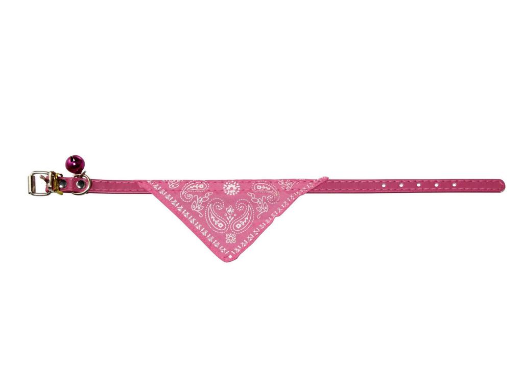 Cat Bandana Collar with Bell - Pet Scarf and Accessory