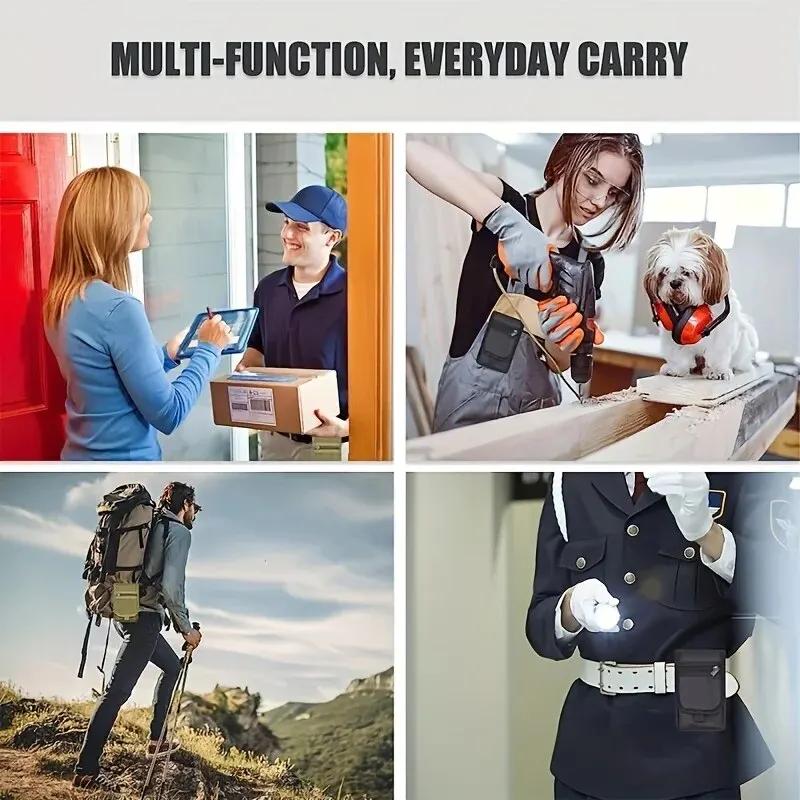Mobile Phone Waist Bag – Flip Top 6.3 Inch Casual Crossbody Bag with Pen Slot, Portable Phone Pouch for Travel & Daily Use
