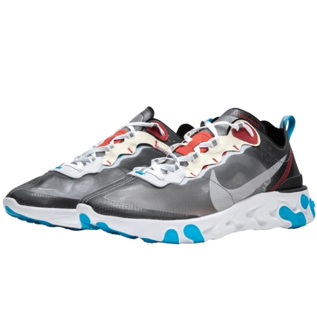 Nike React Element 87 Dark Grey Photo Blue