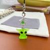 Miniature Alien Figure Keychain Glowing Resin Novelty Ornament for Bags And Keys Stylish Phone Accessory