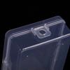 1Pc Transparent Plastic Cosmetics Hardware Parts Jewelry Storage Case Container Packaging Box For Earrings Rings Box Holder Case
