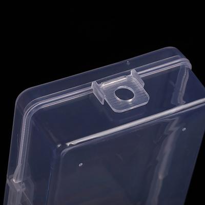 1Pc Transparent Plastic Cosmetics Hardware Parts Jewelry Storage Case Container Packaging Box For Earrings Rings Box Holder Case