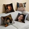 MMillie Brown Stranger Pillow Case Square DoubleSided Printing Short Plush Sofa Cushion Cover Bedroom Bedside Pillow