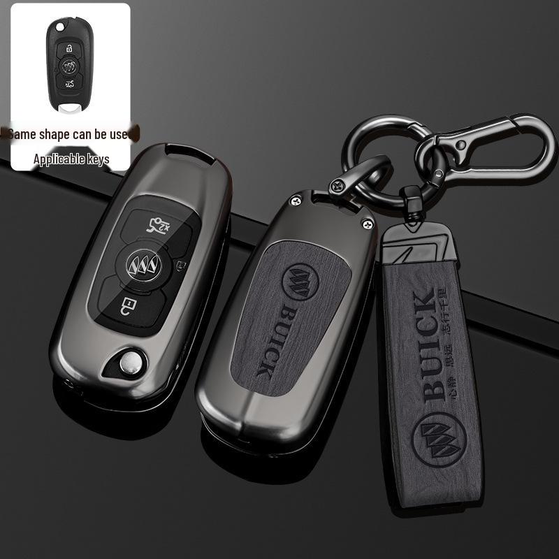 Smart Key Case Shell with Buckle for Buick Verano 15-19 Models - Unisex