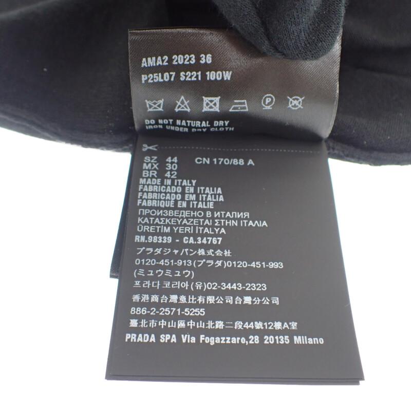 Prada 44 Cardigan Black Silk/cotton Women