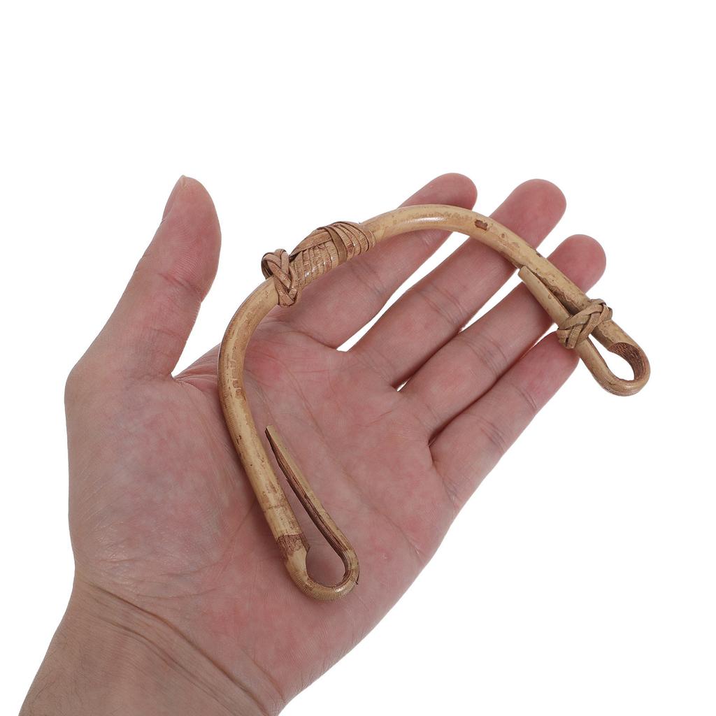Manico Sostitutivo in Rattan Rustico per Teiera 9-11 Cm Manico a Cestello Oscillante per Brocca da Tè Kettle in Ghisa Manico Resistente al Calore Vintage