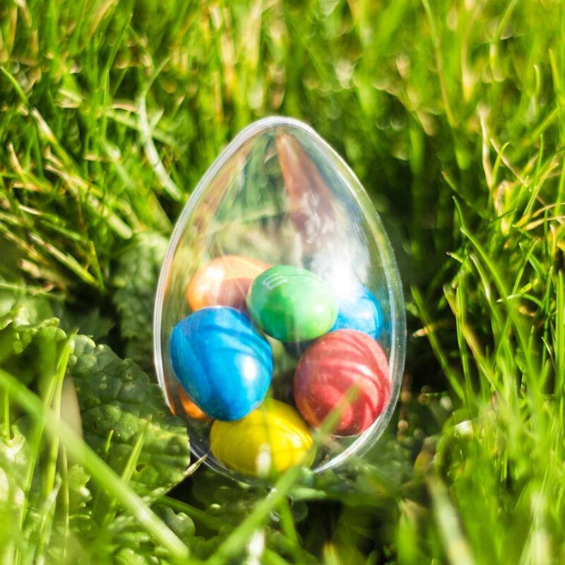 TG60440 Acrylic egg, plastic egg 16cm, for decorating, Easter decorations