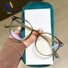 Women's TR90 Round Anti-Blue Light Ultralight Eyeglass Frames for Myopia