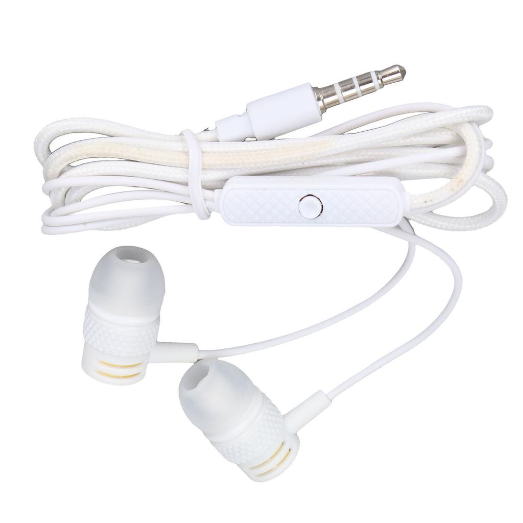 JY‑075 3.5mm Plug Headphones Noise Isolation Wired Earbuds with Mic and Call Controller for Exercise