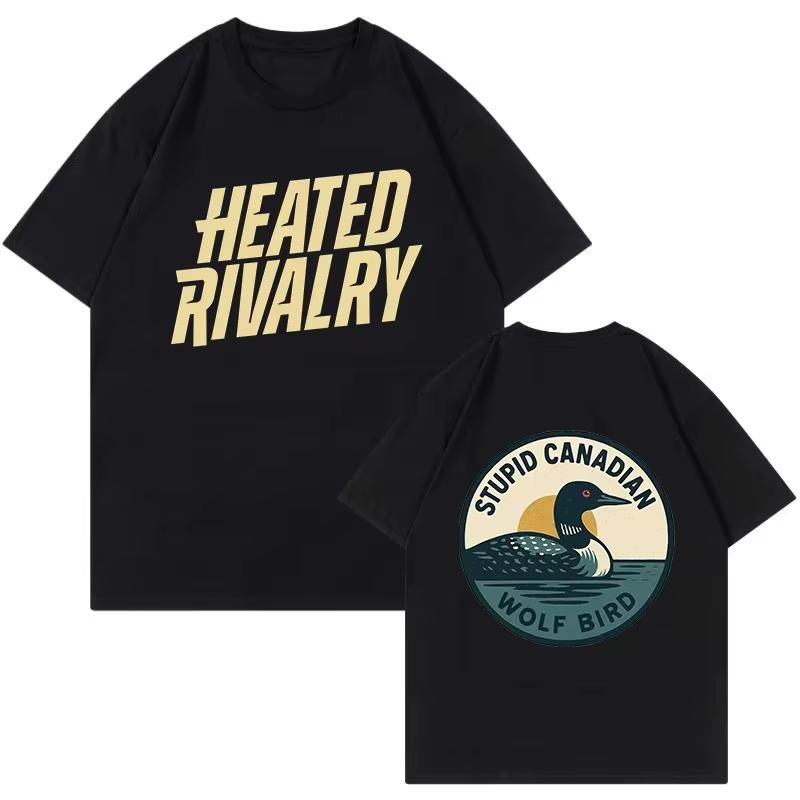 Heated Rivalry Print T Shirt Unisex Hip Hop Tees Tops Hot TV Fashion Tshirt Unisex Women Graphic Vintage TShirt Streetwear Clothes