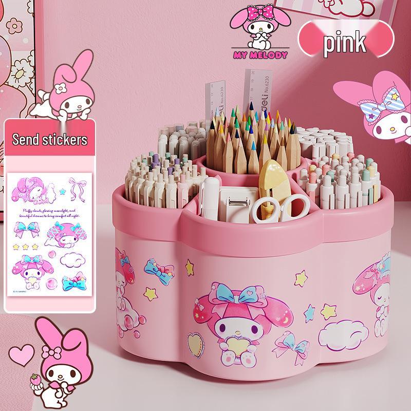 Drehbarer Multifunktions-Stifthalter - Schreibtisch-Organizer mit großer Kapazität für Studenten und Büro