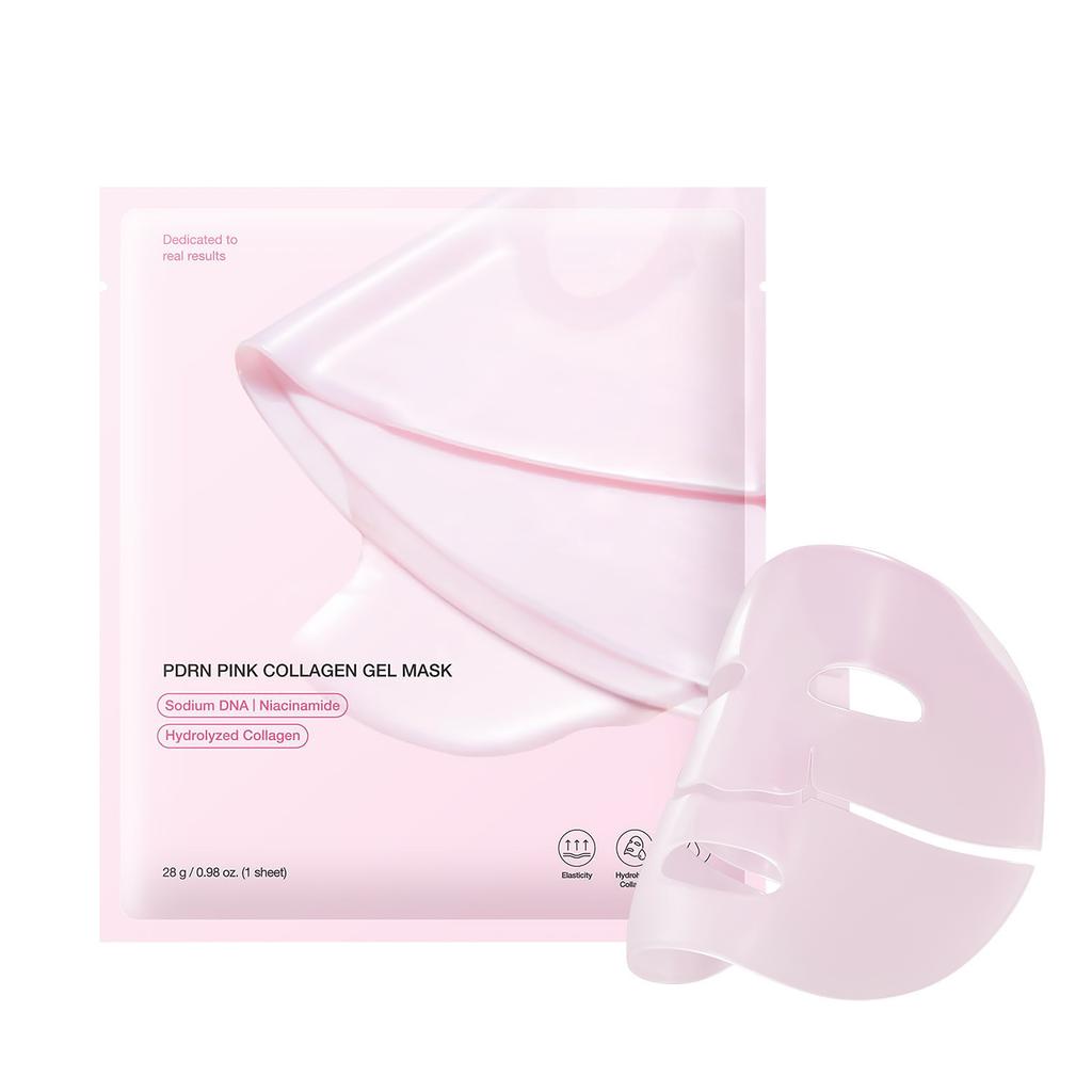 Maschera al Collagene Notturna con DNA di Salmone PDRN Maschera Viso per Pelle Luminosa come Vetro Elasticità Idratazione Rassodante Levigante Skincare Coreana