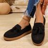 Women Plus‑Size Round‑Toe Flat Loafers Casual Daily Shoes