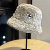 Fisherman Hat for Women Thickened To Keep Warm and Cold Proof Korean Style Fashionable Rabbit Fur Basin Hat Showing Face Small Bucket Hat Trendy