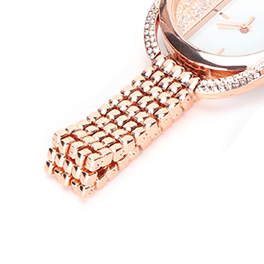 Women Jewelry Set Quartz Movement Watch   Steel Bracelet Jewelry Set Anniversary Gift