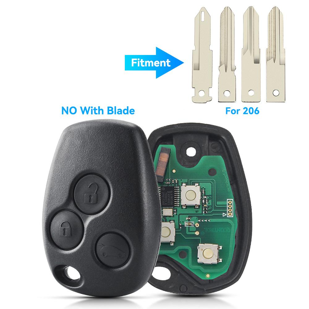 KEYYOU Remote Key For Renault Duster Modus Clio 3 Twingo DACIA Logan Sandero Kangoo 433MHz PCF7946 PCF7947 4A Chip Control Key
