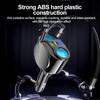 Quick Charge Car Charger USB/PD Port Phone Charger Socket Cigarette Lighter Splitter Voltage with Intelligent Voltage Display