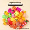 Vinylové kousací hračky pro psy se zvukem pro čištění zubů a výcvik