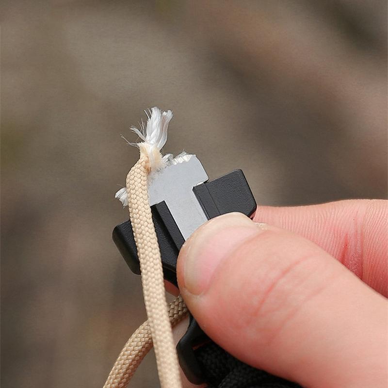 Brățară de supraviețuire multifuncțională Paracord în aer liber pentru bărbați și femei, camping, aventură, salvare de urgență, coardă de supraviețuire