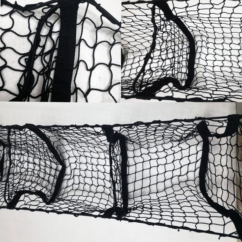 Car Trunk Elastic Cargo Net Organizer SUV Pickup Van Storage Mesh Basket With Hooks
