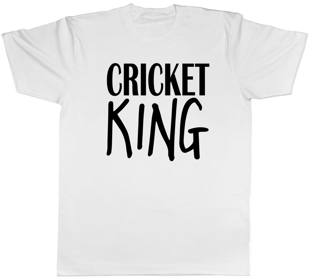Cricket King Mens Unisex TShirt Tee