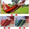 OLOEY Outdoor Canvas Hammock with Spreader Bar