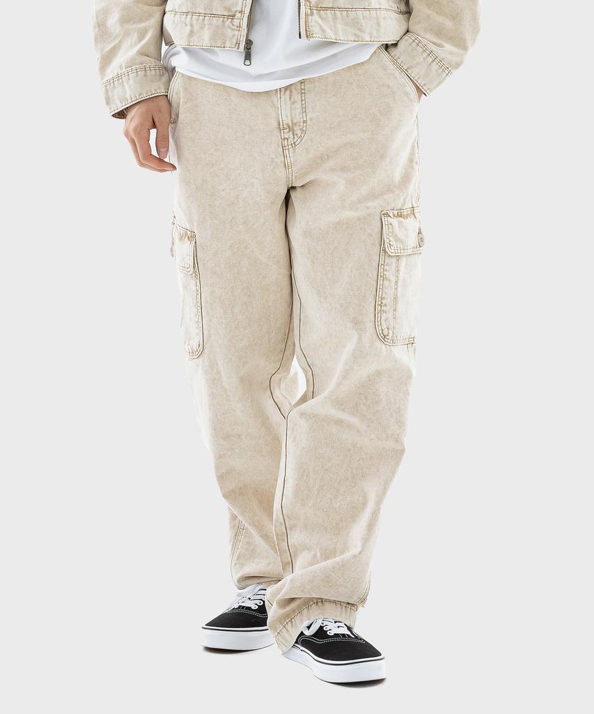 DICKIES Newington Washed Cargo Pants Beige