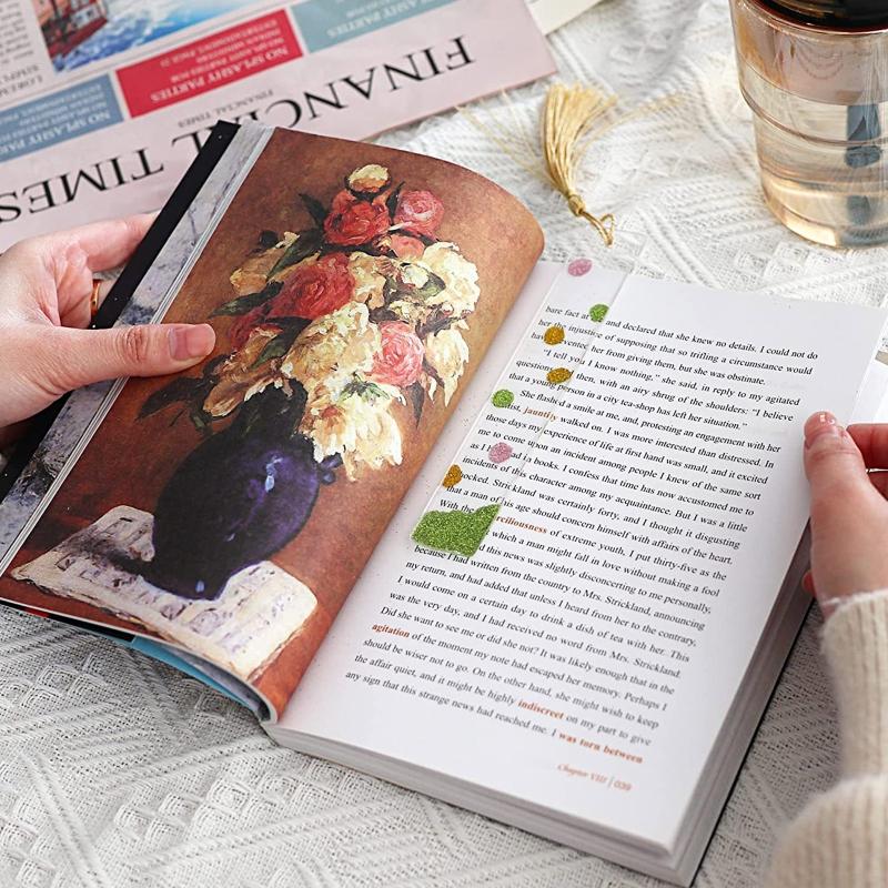 30Pcs Blank Acrylic Bookmark Set Craft Clear Acrylic Blank Bookmark with 30 Bookmark Tassel for DIY Projects Present Tag