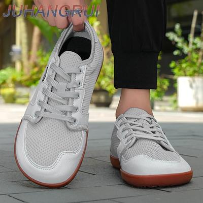 Women Men Wide Toe Barefoot Shoes Breathable Mesh Fitness Hiking Shoes Women Men Wider Toe Sneaker Soft Zero Drop Sole