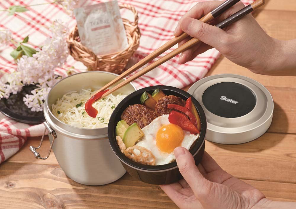 Skater Antibacterial Thermal Lunch Box Bowl Type Stainless Steel Lunch Box Disney Winnie the Pooh Relax 550ml STLBD6AG-A