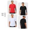 Men's Quick-Dry Breathable Round Neck Sports T-Shirt for Summer Fitness and Outdoor Running