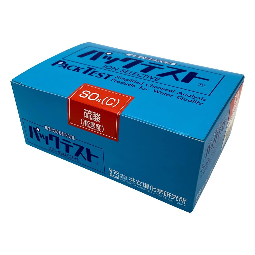 Kyoritsu Chemical Research Institute Pack Test R Simple Water Quality Testing Device for High Concentrations of Sulfuric C Acid, WAK-SO4