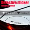 4 st Bilsida Kaross Bagagelucka Emblem Klistermärke För Model 3 Model S Model X Model Y Roadster SpaceX Cybertruck Coil Mod Invader