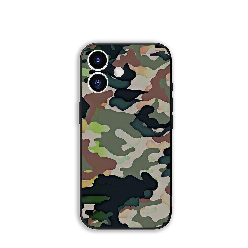 Phone Cover Camo Military Army Camouflage Pattern for Apple iPhone 17 11 16 Pro XS Max XR 6 7 8 Plus + 16E SE 2020 Air 5 8+ Case