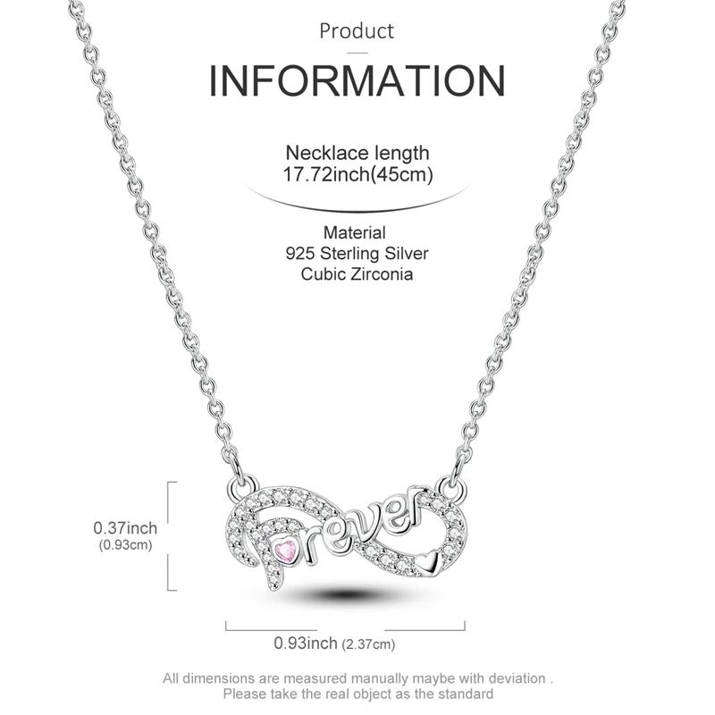 925 Silver Necklace Four-leaf Clover Zircon Pendant Necklace for Women Anniversary Birthday Jewelry Gifts