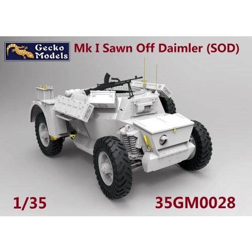 Gecko Model 1/35 British Daimler Mk.I (SOD) Regimental Command Vehicle Plastic Model Kit GEC35GM0028
