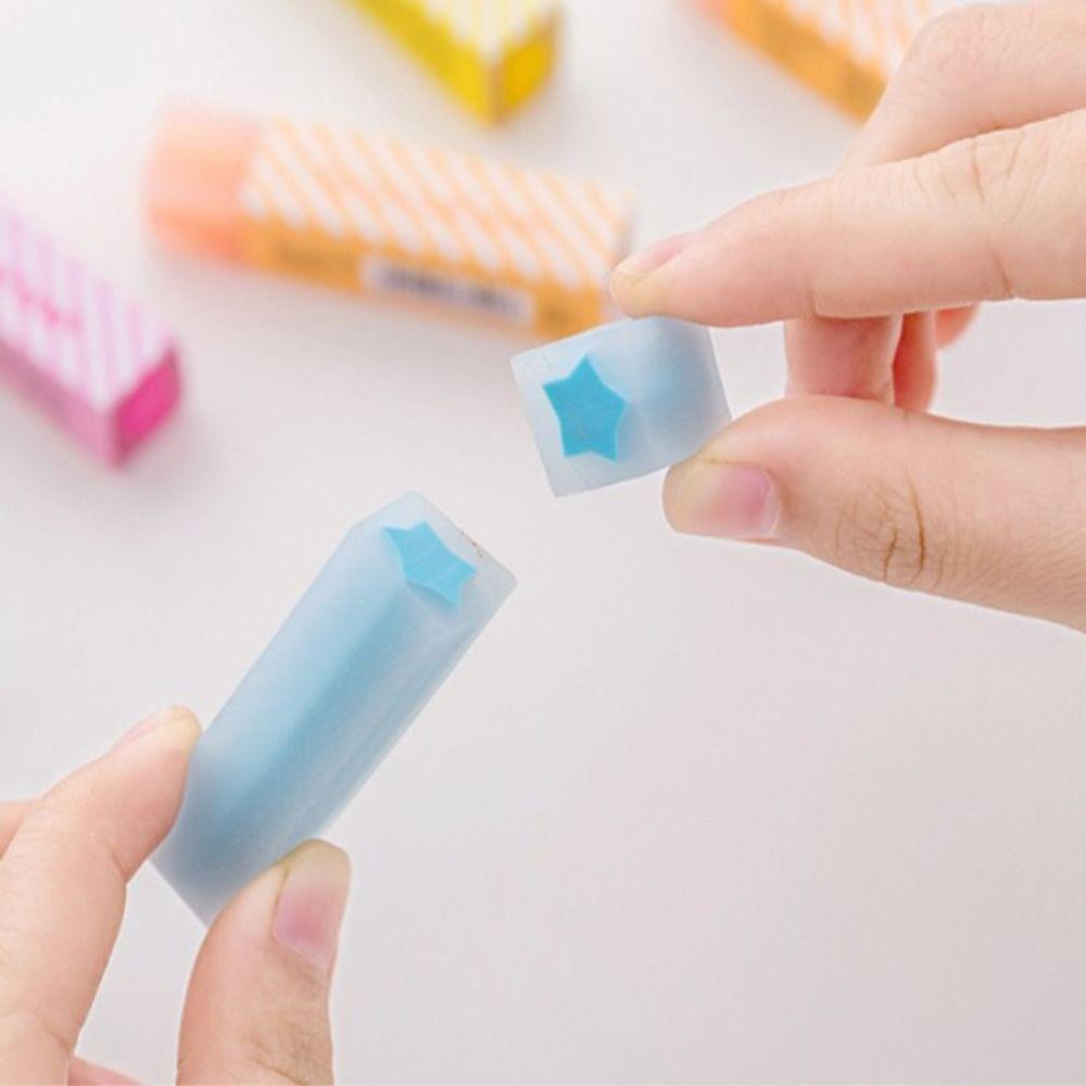Kids Gifts Fancy Eraser Random Color Cute Eraser Creative Strip Eraser
