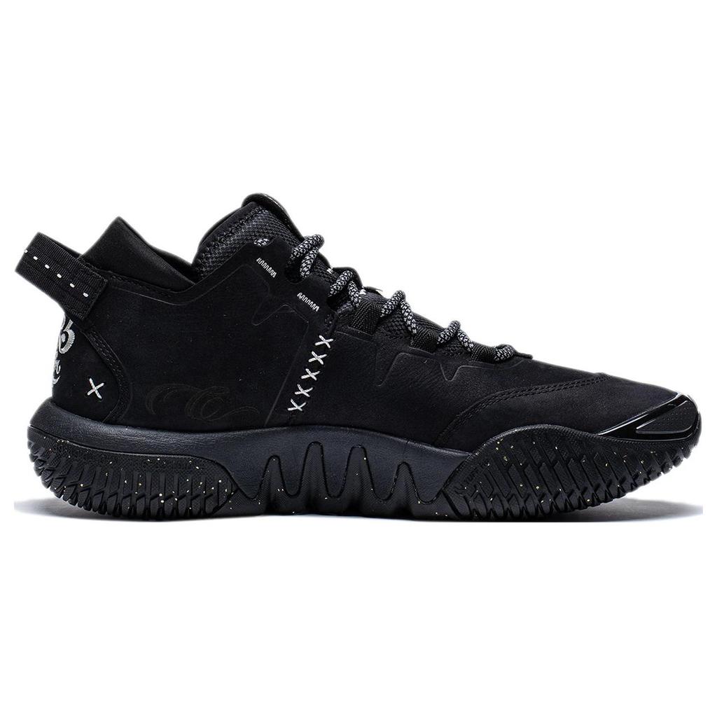 New LINING Badfive 2 Low Basketball Shoes Men Low Top Black ABFR005-17