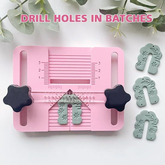 Clay Earring Drill Guide DIY Polymer Clay Earring Hole Drill
