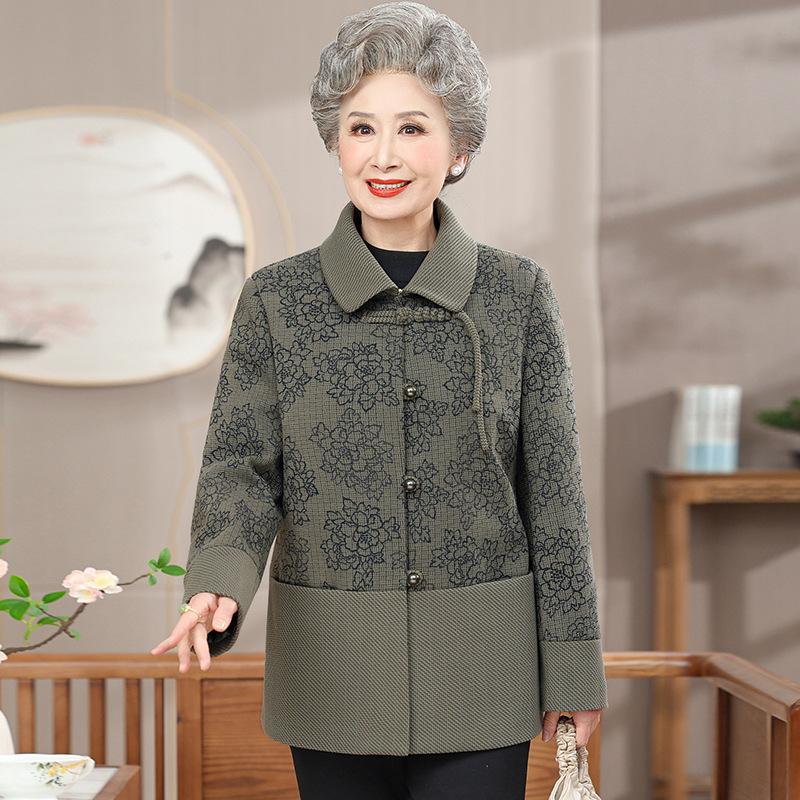 

Spring coat top women s Chinese new clothes 5XL (recommended 145-80kg)